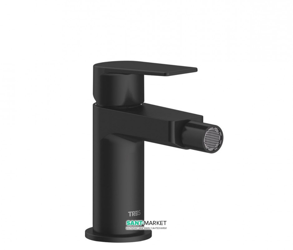 Смеситель для биде Tres коллекция Project-Tres черный 21112001NMD