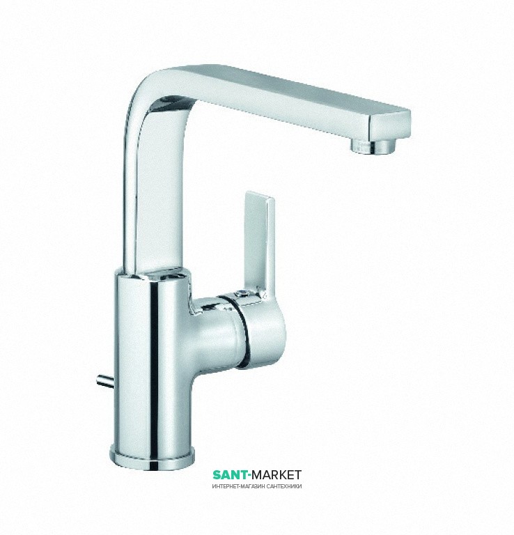 Смеситель для раковины Kludi O-Cean однорычажный с донным клапаном 420250573