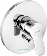 Смеситель встраиваемый для ванны и душа Kludi Pure&Easy внешняя часть  однорычажный  хром 374190565