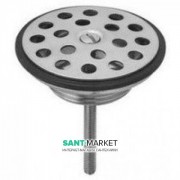 Универсальный сливной вентиль для раковины Kludi никелированная сталь  хром 1041535-00