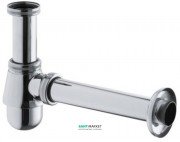 Бутылочный сифон для биде KLUDI PLUS нержавеющая сталь  хром  1032305-00