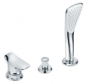 Однорычажный смеситель для ванны и душа DN 15 KLUDI AMBIENTA   на 3 отверстия  хром 534480575