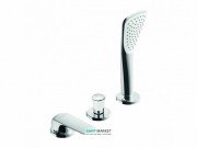 Смеситель для ванны Kludi Ameo однорычажный на 3 отверстия 414480575