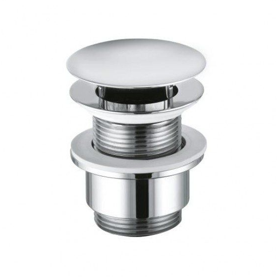 Закривається зливний вентиль KLUDI PLUS для раковин без отвору для переливу push-open нержавіюча сталь 1042805-00