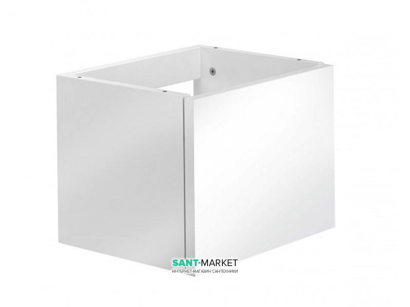 Подвесной шкафчик для раковины KLUDI PLUS  МДФ  цвет белый 49CMU43