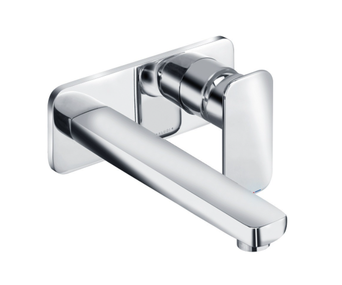 Смеситель для раковины Kludi E2 однорычажный настенный хром 492450575