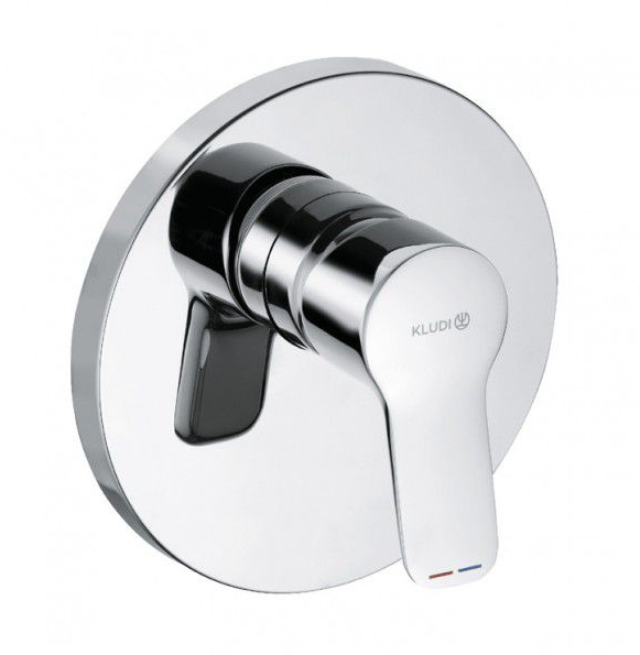 Змішувач вбудовується для душа Kludi Pure & Easy зовнішня частина змішувач хром 374200565