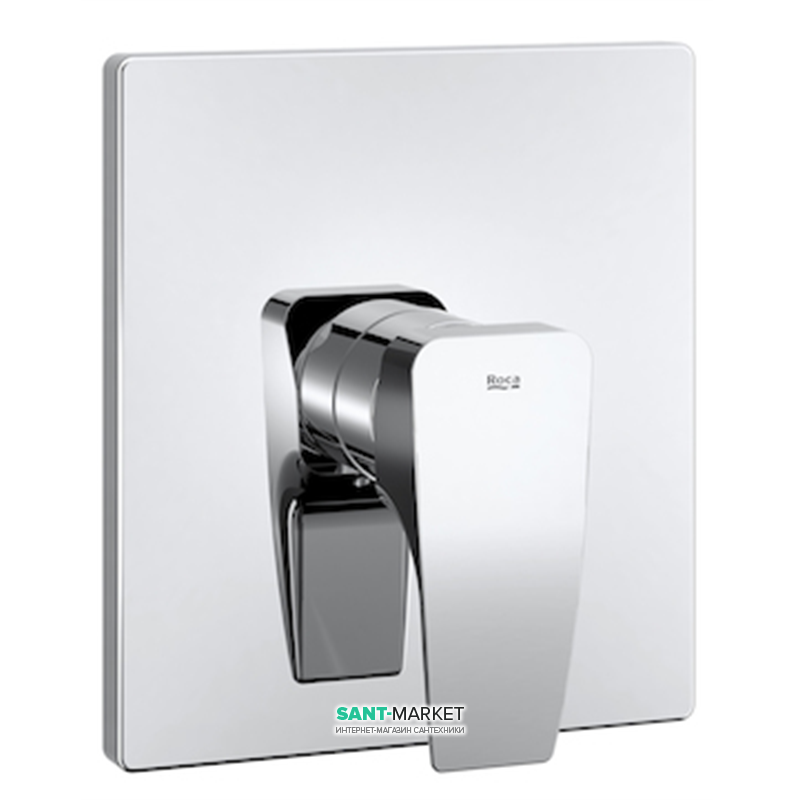 Смеситель для душа встраиваемый Roca Thesis однорычажный внешняя часть хром A5A2B50C00