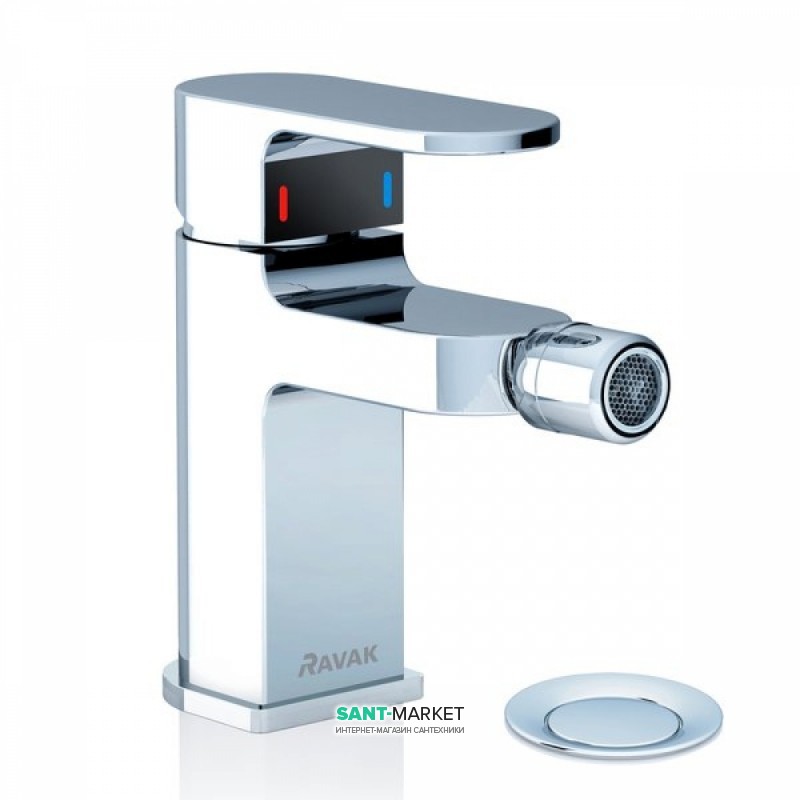 Змішувач для біде змішувач Ravak Chrome CR 055.00 з донним клапаном латунь хром X070055