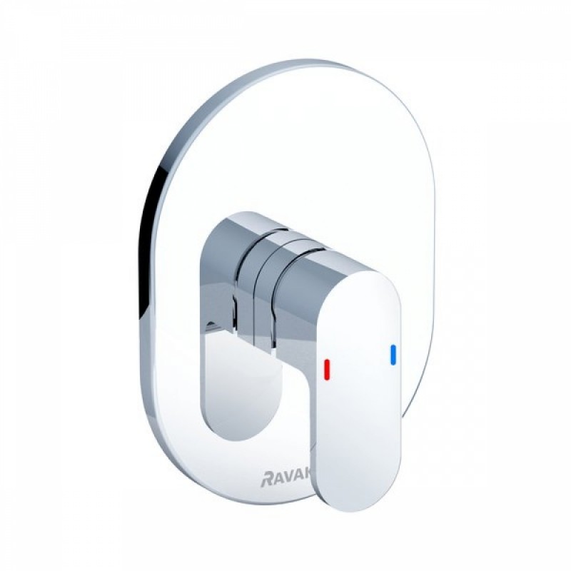 Змішувач для душу одноважільний Ravak Chrome CR 066.00 без дивертора для R-box латунь хром X070057