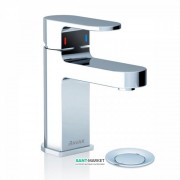 Смеситель для раковины однорычажный Ravak Chrome CR 011.00 с донным клапаном латунь хром X070053