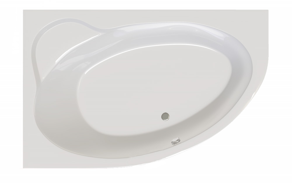 Ванна акриловая асимметричная Ravak Asymmetric II 160x105 L левая CB51000000