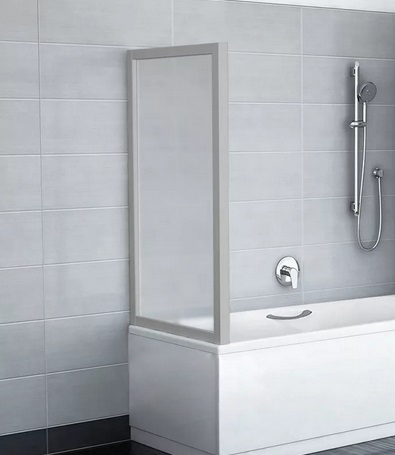 Боковая стенка для ванной Ravak Supernova APSV-70 профиль сатин стекло Grape 95010U02ZG