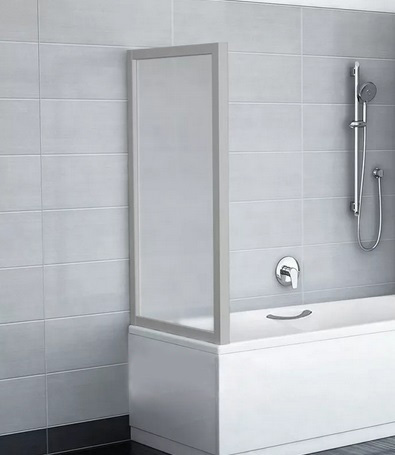 Боковая стенка для ванной Ravak Supernova APSV-75 профиль сатин стекло Grape 95030U02ZG