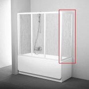 Боковая стенка для ванной Ravak Supernova APSV-80 белый профиль стекло transparent 95040102Z1