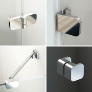 Комплект фурнитуры Ravak Brilliant B-SET L для монтажа душевых кабин BSKK3 - 80, 90, 100 см с левым открыванием D01000A091