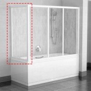 Боковая стенка для ванной Ravak Supernova APSV-70 белый профиль стекло transparent 95010102Z1