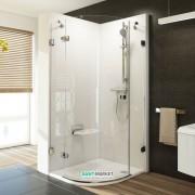 Душовий куточок напівкруглий Ravak Brilliant BSKK3-100 L профіль хром скло transparent 3ULAAA00Y1