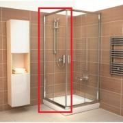 Двері душова прямокутна бічна Ravak Blix BLRV2K-100 профіль сатин прозоре скло 1XVA0U00Z1