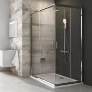 Дверь душевая прямоугольная боковая Ravak Blix BLRV2K-110 профиль полированный алюминий прозрачное стекло 1XVD0C00Z1