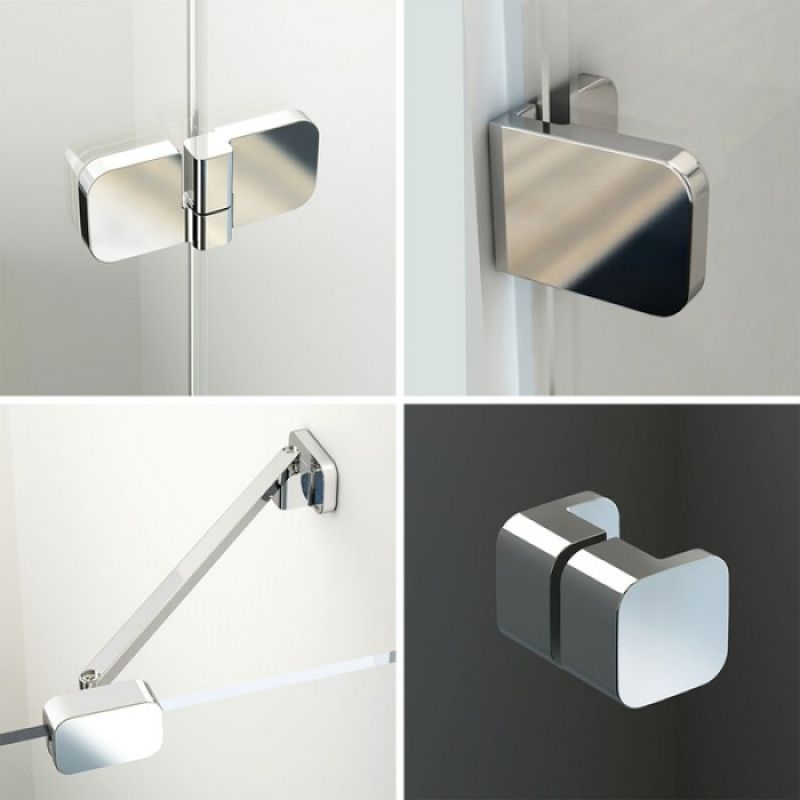 Комплект фурнітури Ravak Brilliant B-SET L для монтажу душових кабін BSKK3 - 80, 90, 100 см з лівим відкриванням D01000A091