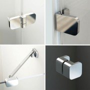 Комплект фурнитуры Ravak Brilliant B-SET L для монтажа душевых кабин BSKK3 - 80, 90, 100 см с левым открыванием D01000A091