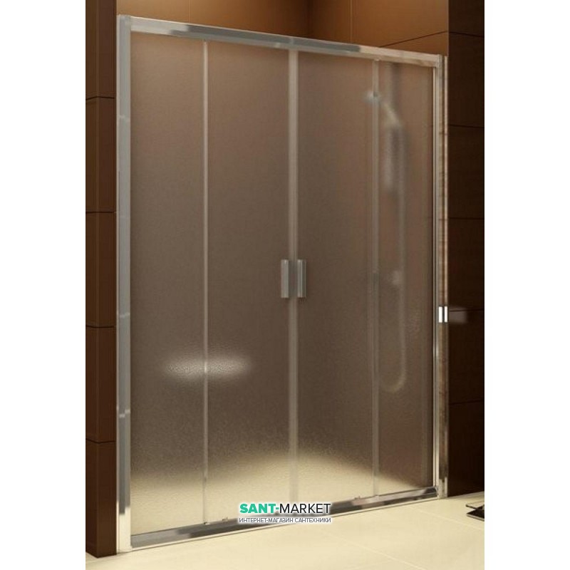Дверь душевая прямоугольная Ravak Blix BLDP4-150 профиль сатин стекло transparent 0YVP0U00Z1