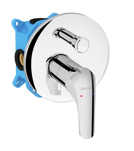 Змішувач для душа вбудовується Ravak Rosa RS 065.00 змішувач з перемикачем для R-box X070050