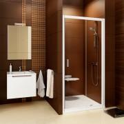 Двері душова прямокутна Ravak Blix BLDP2-110 профіль білий прозоре скло 0PVD0100Z1