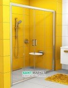 Дверь душевая прямоугольная Ravak Blix BLDP4-150 профиль хром стекло transparent 0YVP0C00Z1
