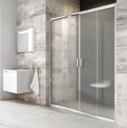 Двері душова прямокутна Ravak Blix BLDP4-120 профіль полірований алюміній прозоре скло 0YVG0C00Z1