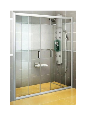 Двері душова прямокутна Ravak Blix BLDP4-180 профіль хром скло transparent 0YVY0C00Z1