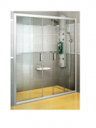 Дверь душевая прямоугольная Ravak Blix BLDP4-180 профиль хром стекло transparent 0YVY0C00Z1