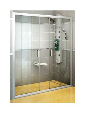 Дверь душевая прямоугольная Ravak Blix BLDP4-180 профиль хром стекло transparent 0YVY0C00Z1