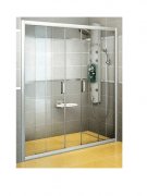 Дверь душевая прямоугольная Ravak Blix BLDP4-180 профиль хром стекло transparent 0YVY0C00Z1