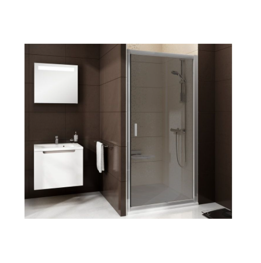 Дверь душевая прямоугольная Ravak Blix BLDP2-100 профиль хром стекло grape 0PVA0C00ZG