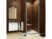 Дверь душевая прямоугольная Ravak Blix BLDP2-120 профиль сатин стекло grape 0PVG0U00ZG