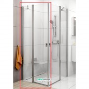 Двері душова орні Ravak Chrome CRV2-110 полірований алюміній скло transparent 1QVD0C00Z1