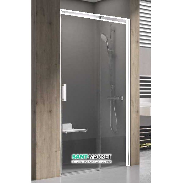 Двері душова Ravak Matrix MSD2-100 R білий профіль скло transparent 0WPA0100Z1