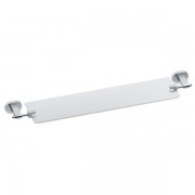Поличка для ванної скляна Ravak Chrome CR 500.00 хромована латунь матове скло X07P195