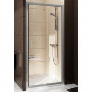Двері душова прямокутна Ravak Blix BLDP2-120 профіль хром скло grape 0PVG0C00ZG