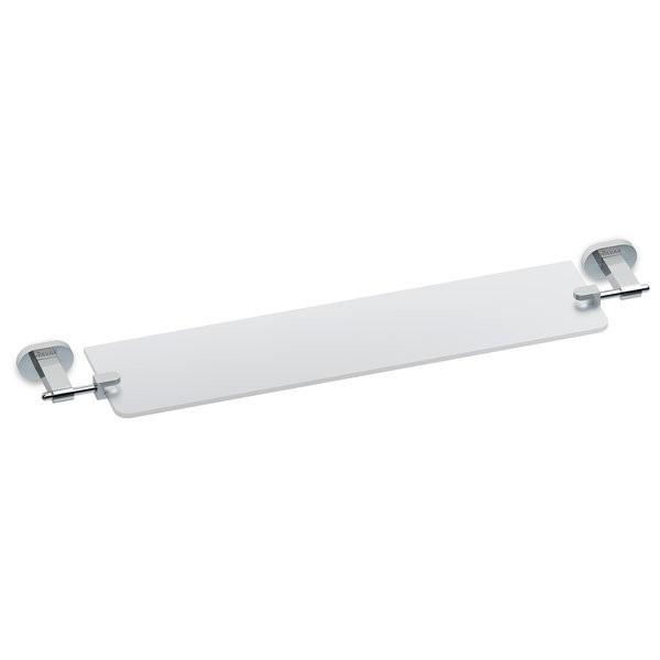 Полочка для ванной стеклянная Ravak Chrome CR 500.00 хромированная латунь матовое стекло X07P195