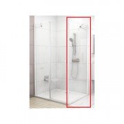 Стенка для душевой кабины Ravak Chrome CPS-80 белый профиль стекло transparent 9QV40100Z1