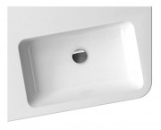 Раковина для ванной Ravak 10° 550 L с отверстием искусственный мрамор белая XJIL1155000