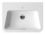 Раковина для ванной Ravak 10° 550 с отверстием искусственный мрамор белая XJI01155000