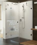 Душевая кабина Ravak Brilliant BSDPS-80/80 L профиль хром стекло transparent 0UL44A00Z1