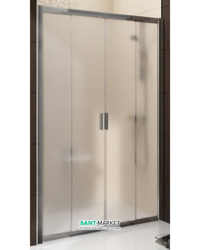 Дверь душевая прямоугольная Ravak Blix BLDP4-130 профиль хром стекло grape 0YVJ0C00ZG