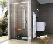 Дверь душевая Ravak Pivot PDOP2-110 профиль полированный алюминий прозрачное стекло 03GD0C00Z1