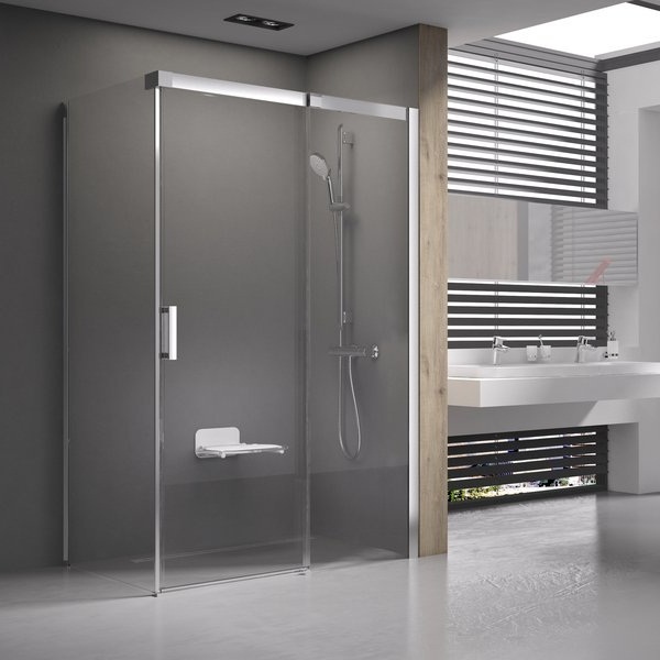 Душевой уголок квадратный Ravak Matrix MSDPS-100/100 R профиль сатин стекло transparent 0WPAAU00Z1