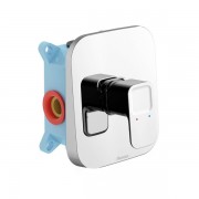 Смеситель для душа встраиваемый Ravak 10° TD 066.00 без переключателя для R-box X070071